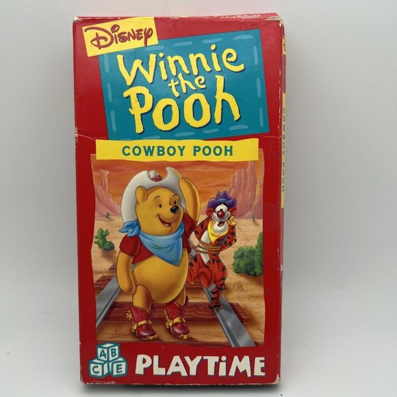 Winnie the Pooh - Pooh Playtime - Cowboy Pooh (VHS, 1994). G9 - Picture 1 of 3